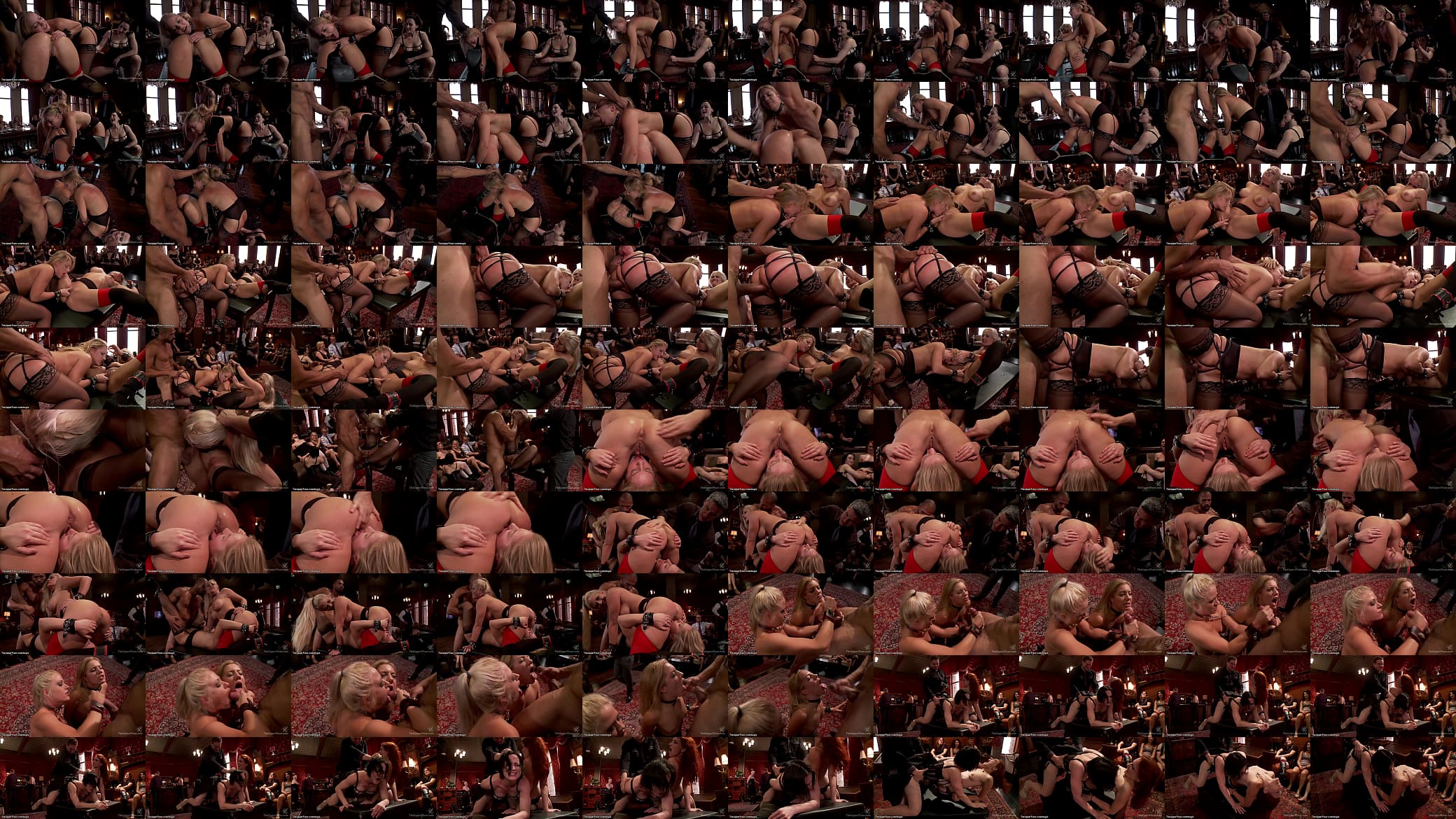 Hot slaves fucked and cummed at party 预览图