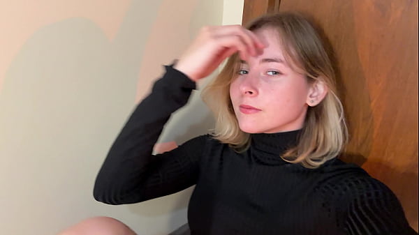 Lonely Bunny Gets Too Wet Playing on the Floor  (Fishnets   Dildo Fun)