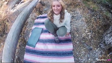 Slutty Young Camper Loves Anal Plug Fucking - Molly Pills - Public Creampie POV HD