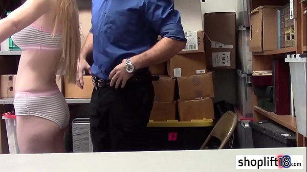 Big tits milf caught by a policeman because of theft and banged with his big cock