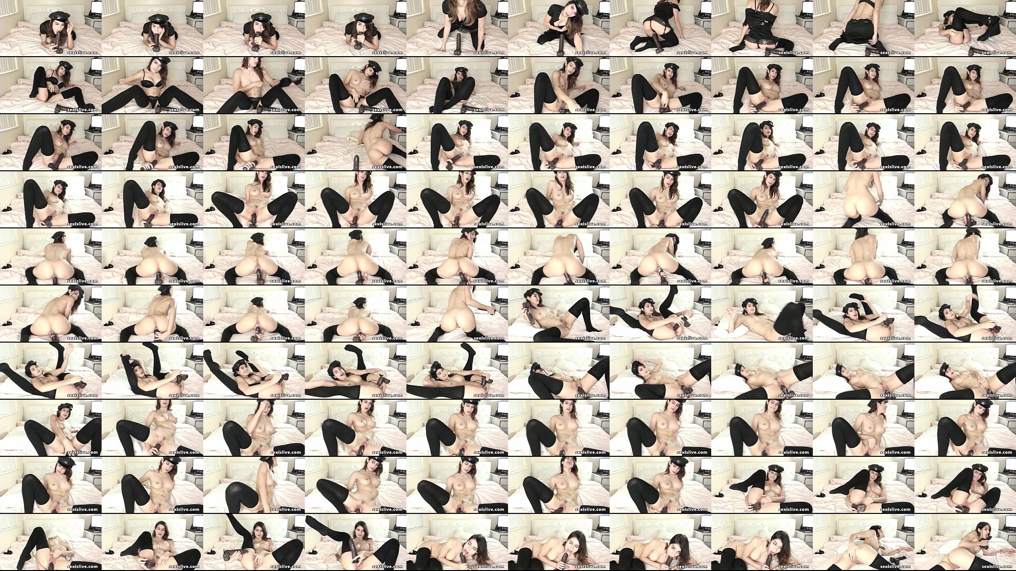 Police girl blowjob and inserting in pussy 预览图