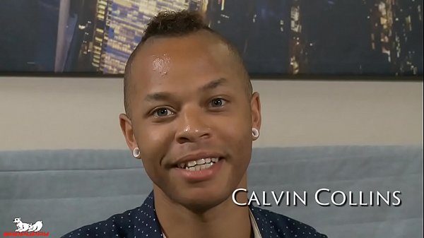 Calvin Collins bends over, spreads his ass & po...