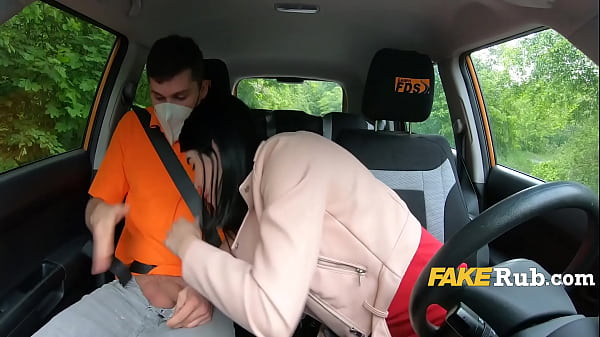Teen's Driving Lesson Included Sucking Cock