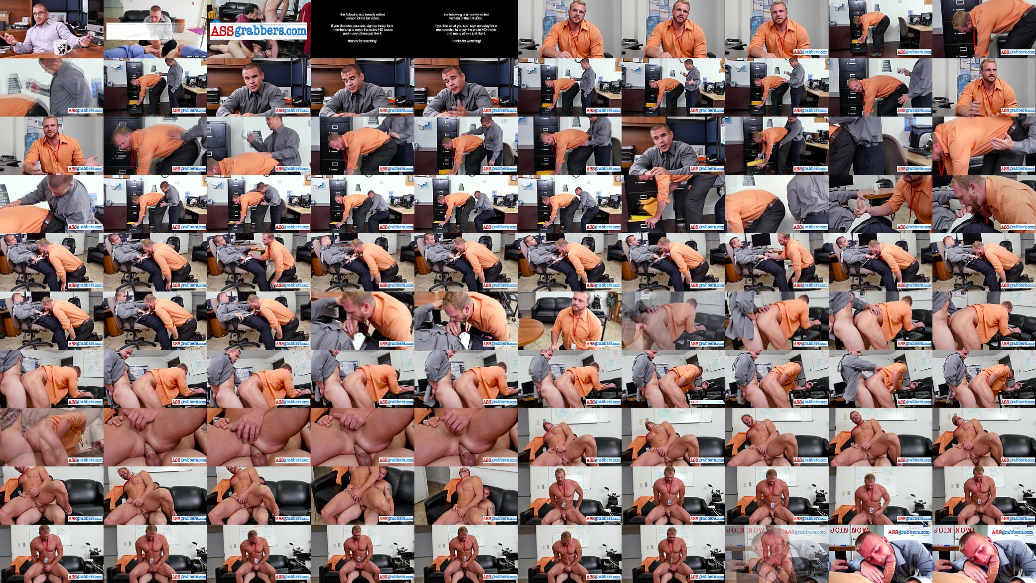 Big TOUGH hunk bangs his muscled EMPLOYEE hardcore in OFFICE 预览图