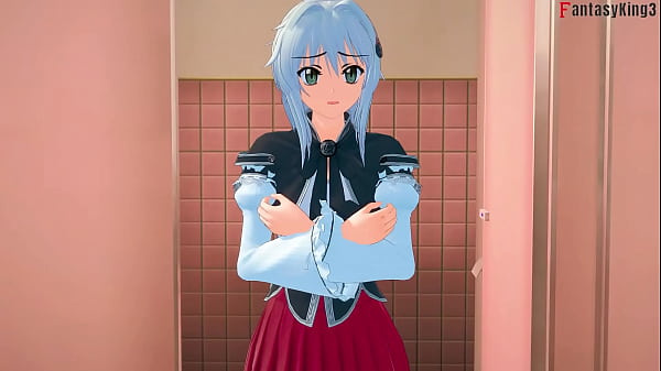 Koneko and Xenovia yuri bathroom | HS DXD NTR Madness 2 | Watch Full 1hr Movie on Sheer & PTRN: Fantasyking3