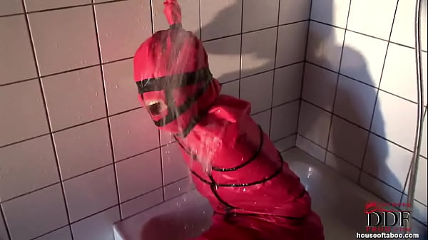 Sexy babe bound & wrapped