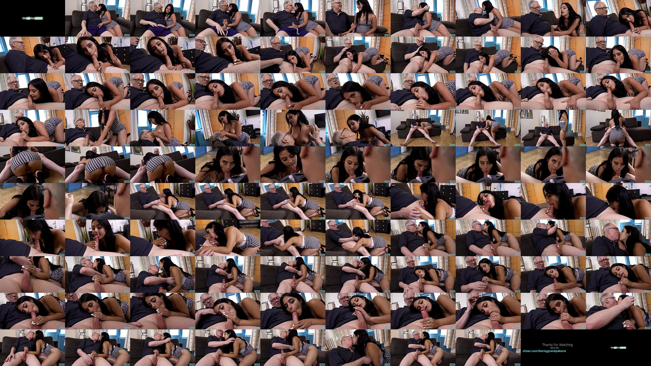 Hot Latin Teen Maria Wars Sucking Grandpa Hans To Heaven! 预览图
