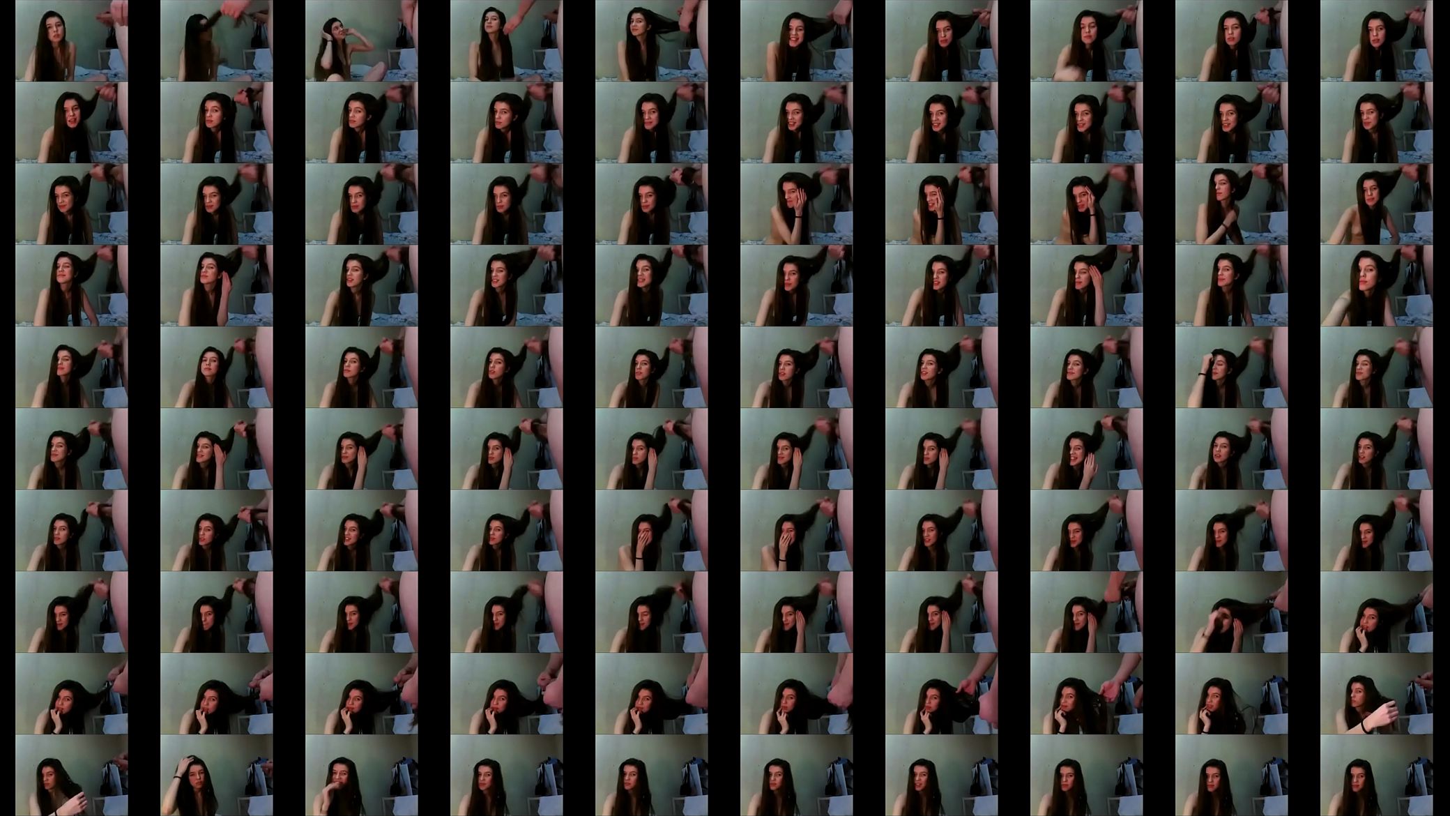sexy teen hairjob and cum in hair long hair hair 1 预览图