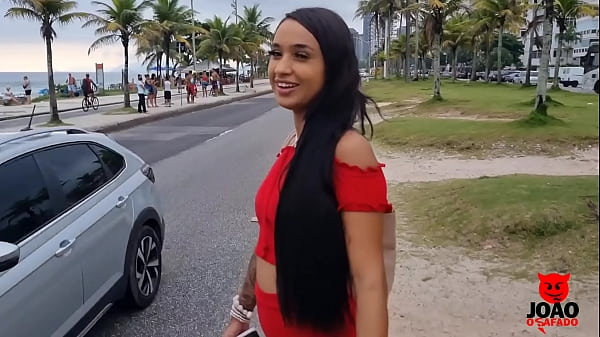 The Young Michelly Beatriz On Rio de Janeiro Beach With Joao O Safado