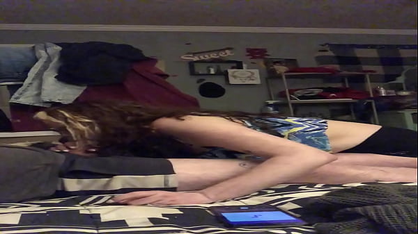 Deep throating the guy next door