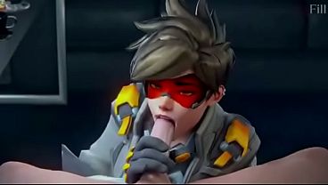 Tracer shows off her talent