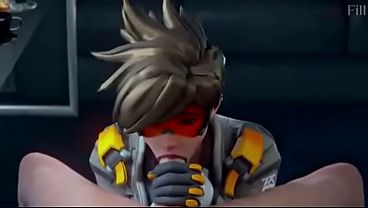 Tracer shows off her talent