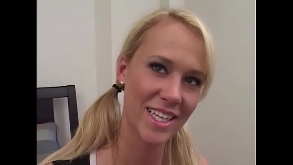 CARLY PARKER Sexy Big Tits Blonde Coed Fucked Hard by Huge Cock and Gets Cum Facial
