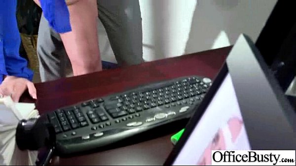 Slut Girl (julie cash) With Big Melon Tits Banged In Office clip-23