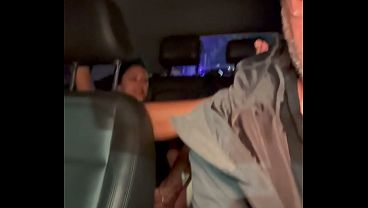 Look what this guy does to me, you cuckold - I found a really hot wife at the club, took the slut to the car and fucked the married woman in front of her cuckold husband.