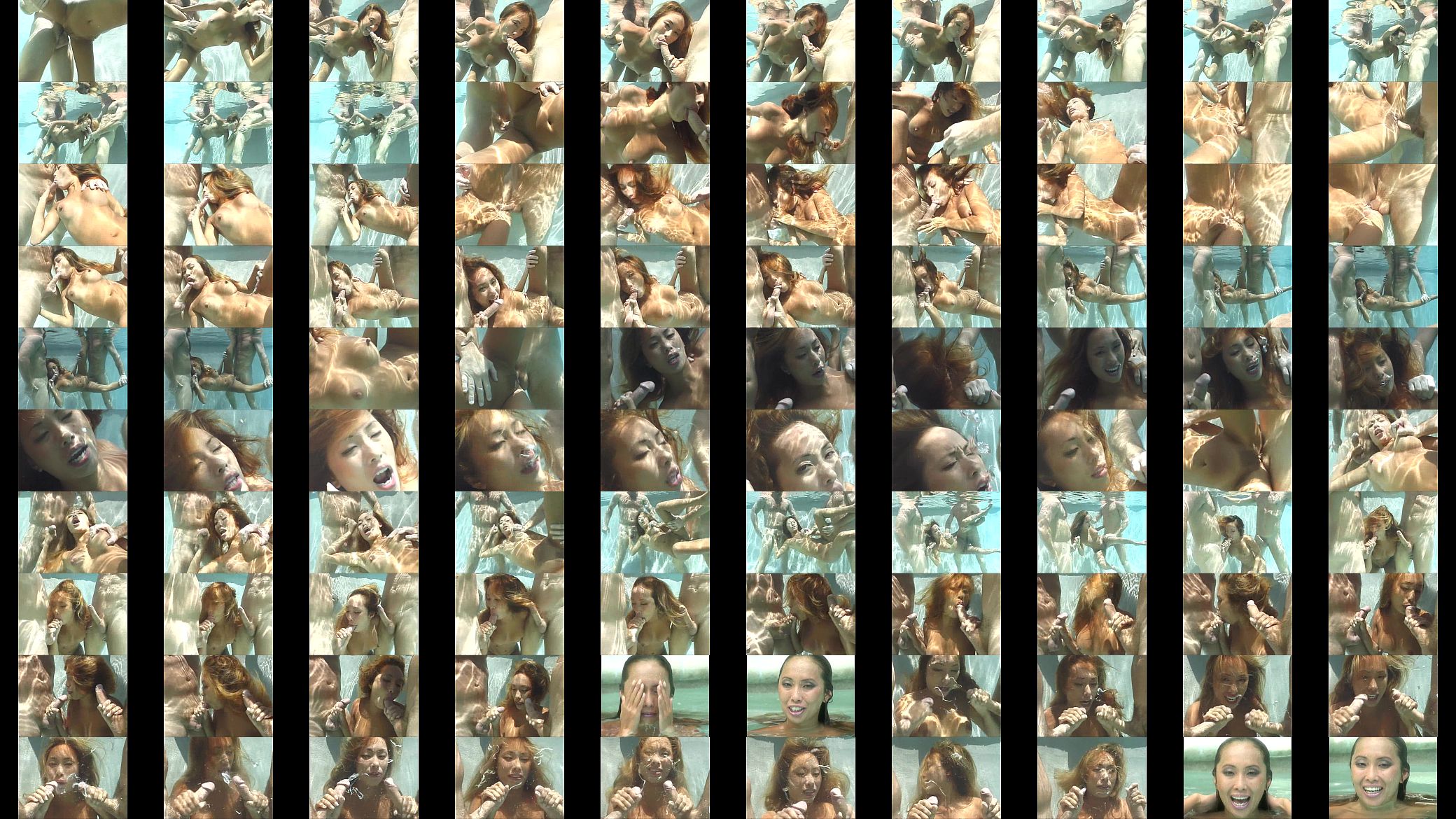 Bamboo Underwater threesome pt 2 预览图