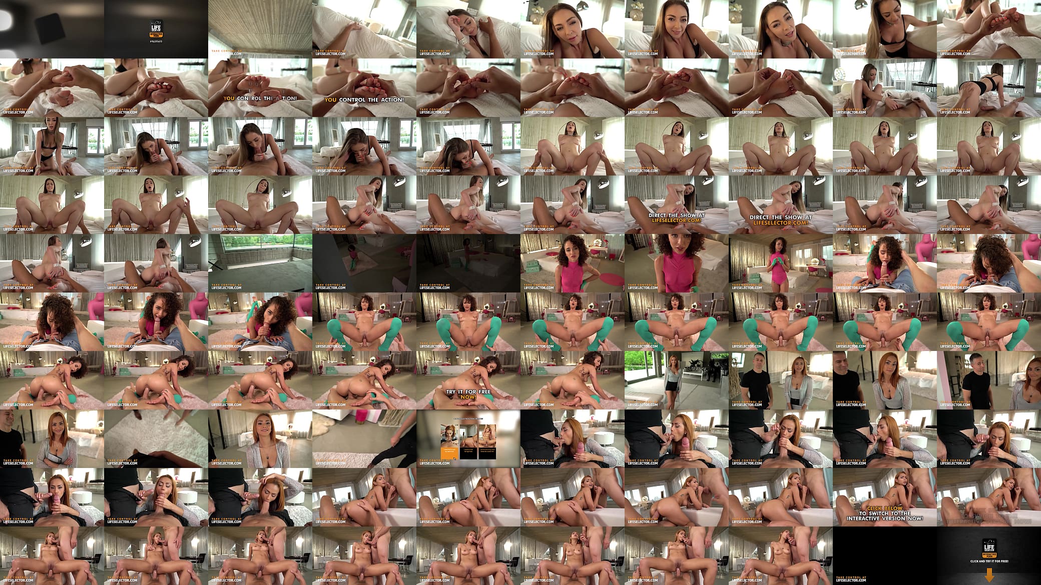 LIfeselector - Three stories of hot pussy and anal fucking with Veronica Leal, Geisha Kyd, Anastasia Ocean 预览图