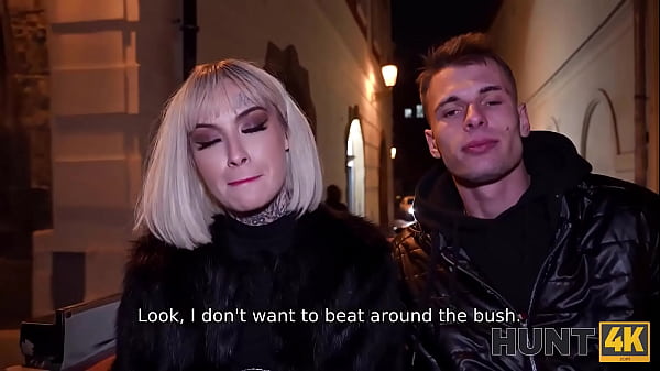 HUNT4K. Sleighing Her Pussy