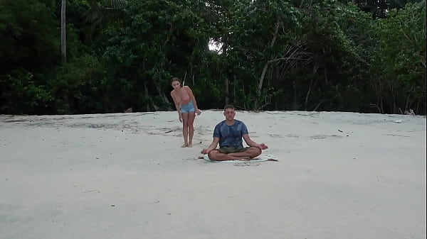 I suck big dick from a stranger on the beach