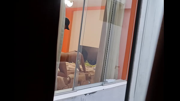I spy on my friends from my room (work trip). I can't believe my friend is cheating on her husband.