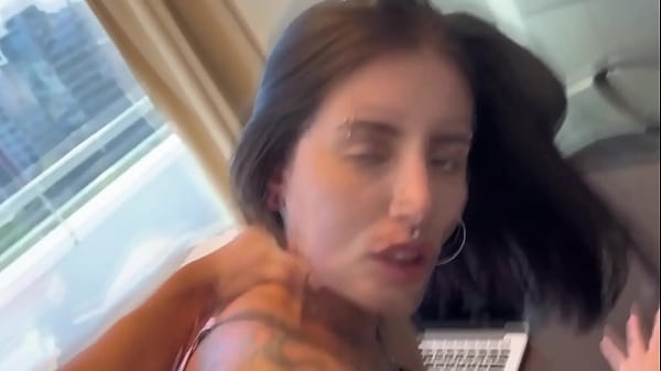 Download Video - My slutty secretary seduces me and fucks me to avoid working