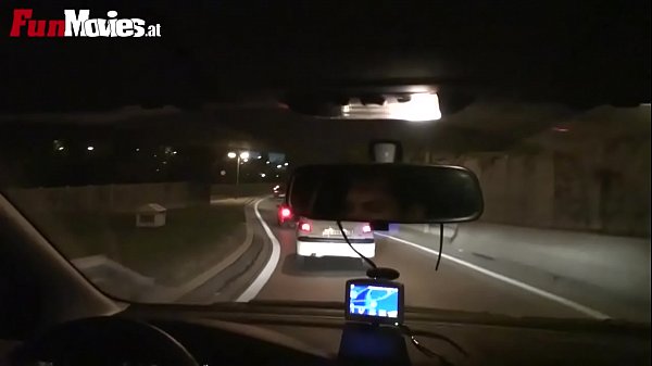 German Granny masturbating in public traffic
