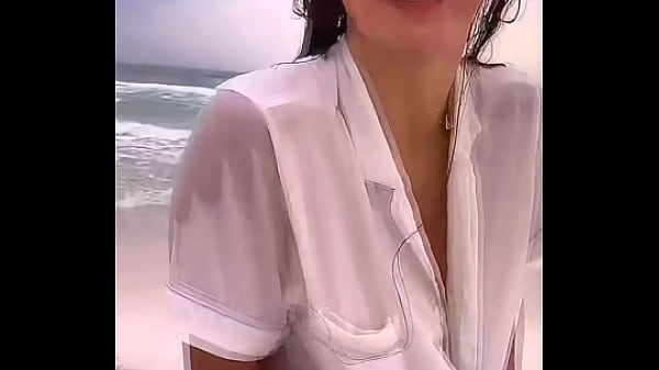 McKinley Bethel showing her boobs in beach