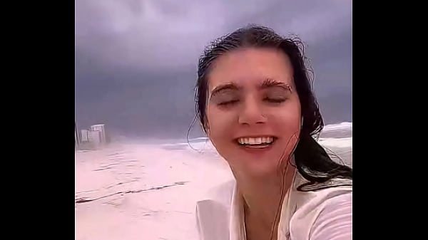 McKinley Bethel showing her boobs in beach