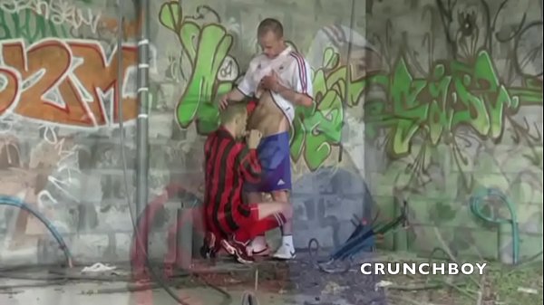 233 young footballers have sex outdoor