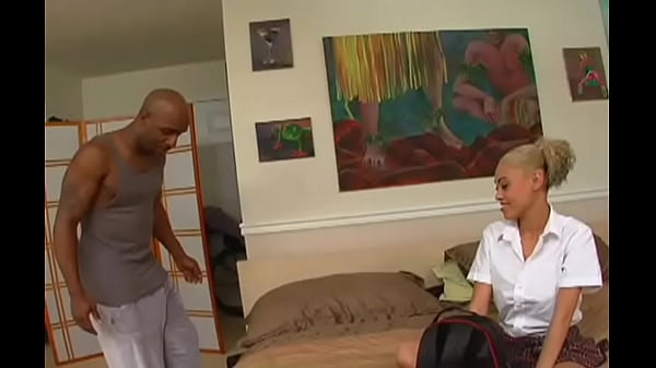 Angel Marie Is A Little Teen Taking A Big Black Cock