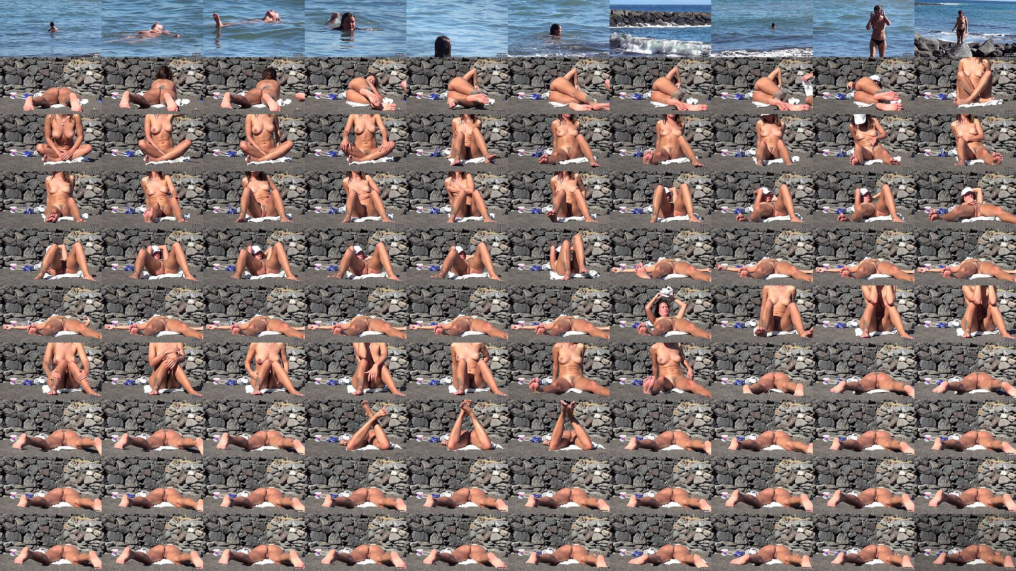 Hidden camera on the beach Camilla Moon 预览图