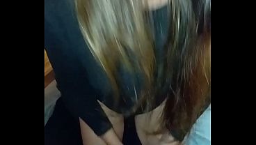 The neighbor has a craving.!First threesome man woman man in front of cameras for Flavia Hot Punta..