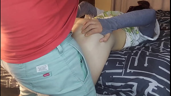 Sparow And Roxy - Dildo fucking my 18 year old stepdaughter while my wife is at the spa