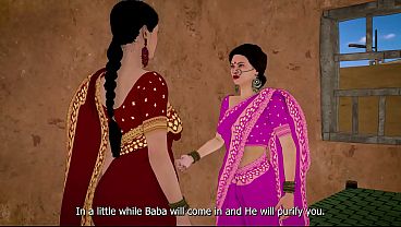 Indian Desi Dhongi Baba Satisfies Bhabhi Pussy with His Penis in Ashram Hindi Urdu