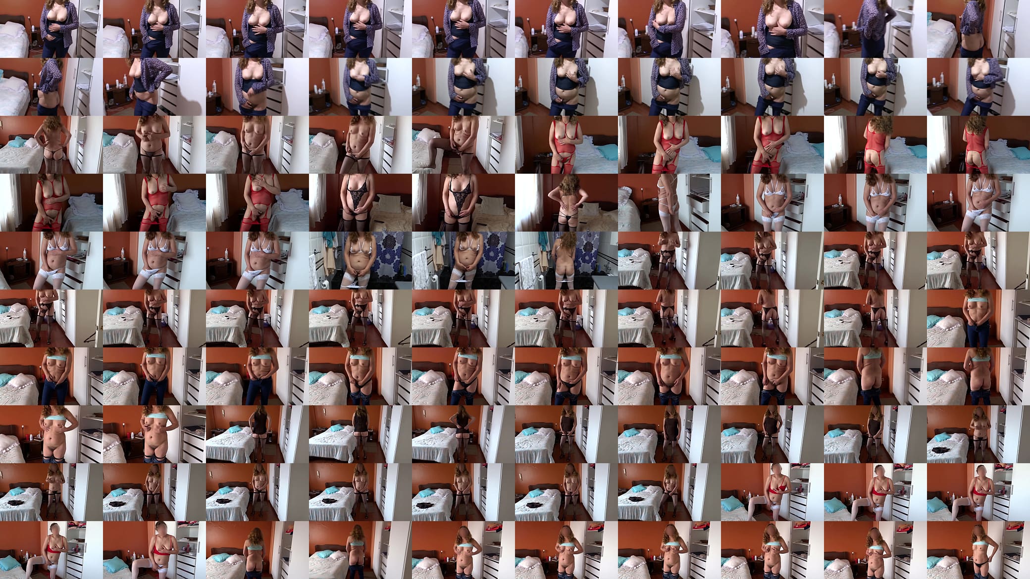 Erotic moments of stepmother showing off while I jerk off, I always end up fucking her 预览图