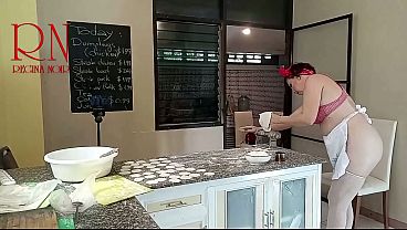 Naturist Kitchen. Fresh Ravioli Together. Nude Cooks Full video 178
