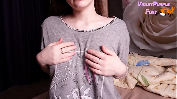 Real Amateur Orgasm of Modest Girl - Nipple Play