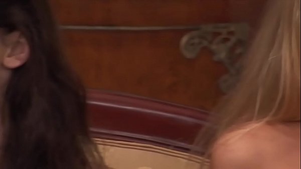 Three horny girls fucked with a dildo at a casting