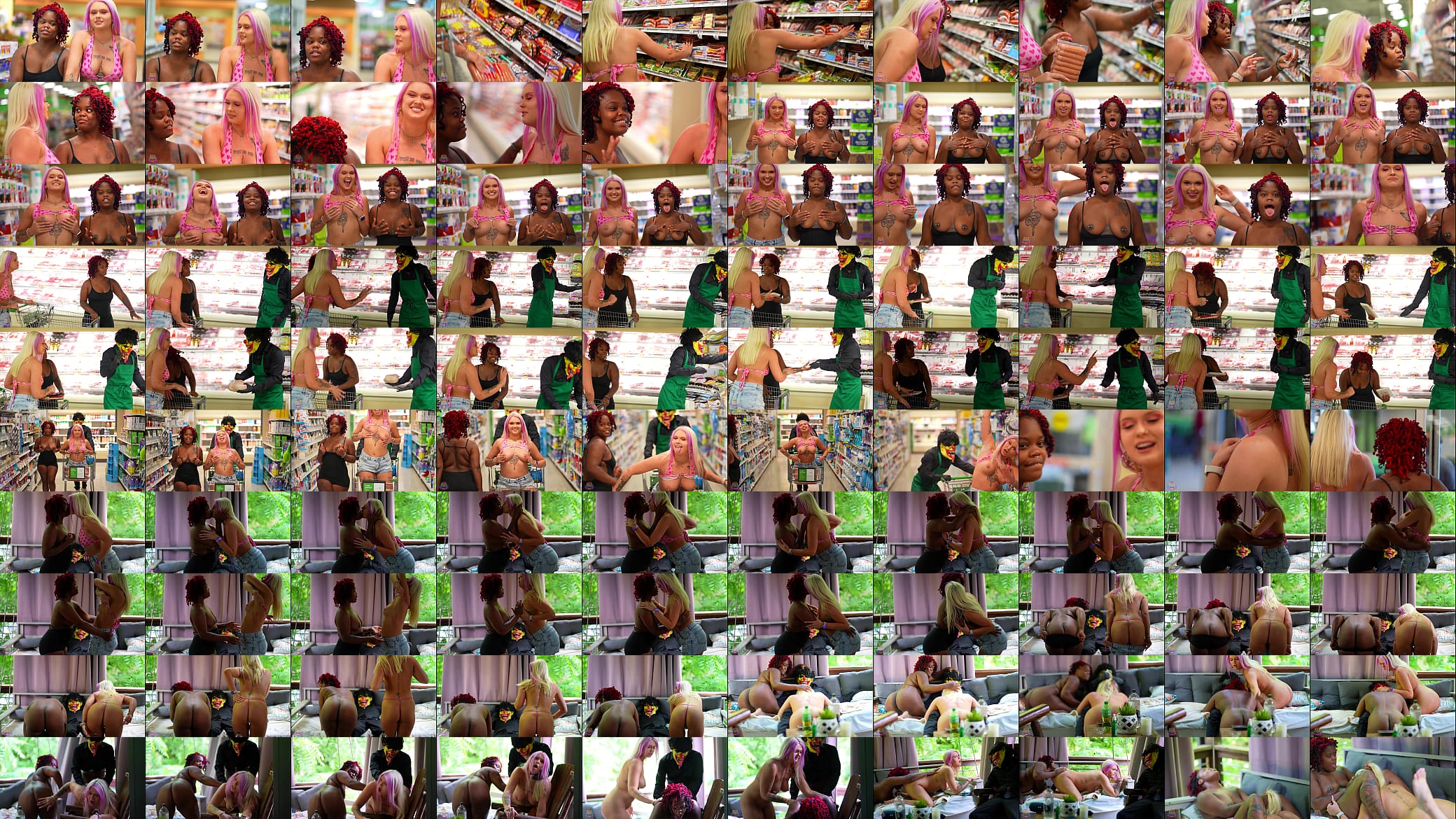 Siren Nudist &amp; JT Ends Up Having  A Threesome W/ A Big Dick Publix Employee 预览图