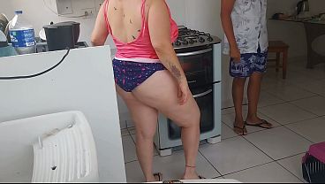 Her cuckolded husband wasn't home, and that's exactly what she did today.