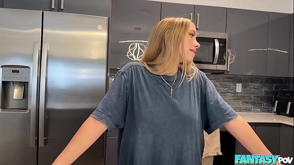 Fantasypov - Fucking My step Brothers Hot Blonde Girlfriend - Khloe Kapri - FantasyPOV