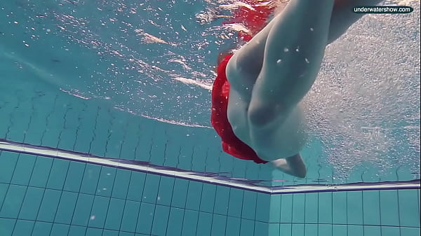 Moldovan beauty naked in the pool