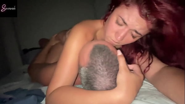 Older guy cums inside and continues touching the young girl to take her virginity in style