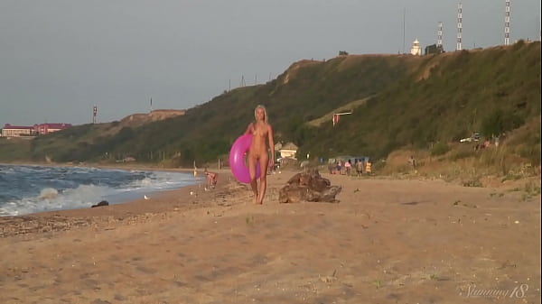 Young Blonde Agnes Likes Getting Naked... IN PUBLIC?!