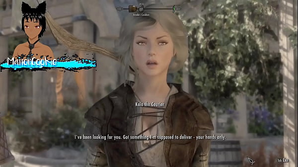 Skyrim B and L mod - The courier is here to deliver a letter and wants to fuck and have an orgy