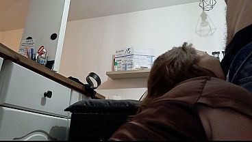Sexy O2, 825 - Clothed Rose Satin Panty White Slut, Fuck, Satin Brown Dress, Doggystyle, POV, Dirty French Talk, Licking Ass Hole