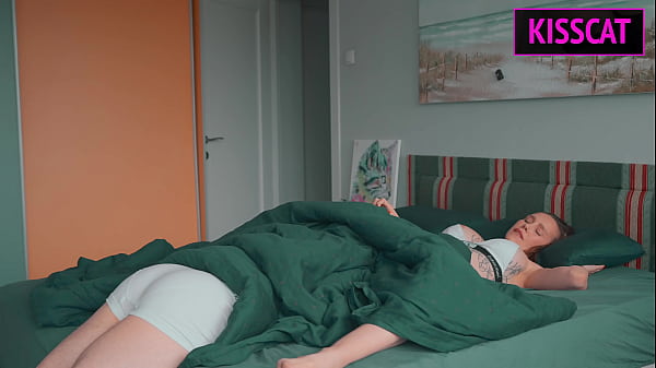 Morning Delight: Husband Wakes Wife with Tongue and Fills Her Up with Cum in Bed