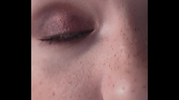 A girl is messing with a macro camera