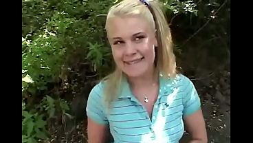 Petite teen Little Summer fingering her pussy