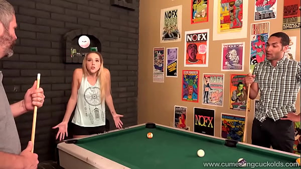 Cum Eating Cuckolds - Hollie Mack's hubby lost her in a pool game